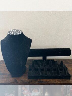 Velvet Jewelry Stands Necklace Bracelet Rings Display Stands